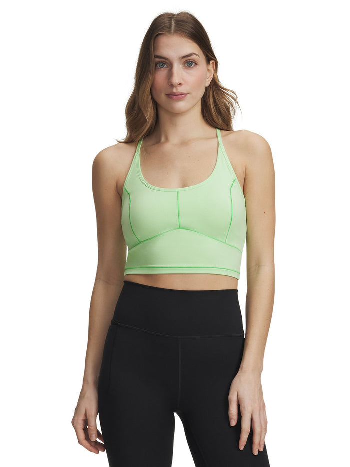 UA Meridian Nov Support Tank Polera Sin Manga verde para mujer
