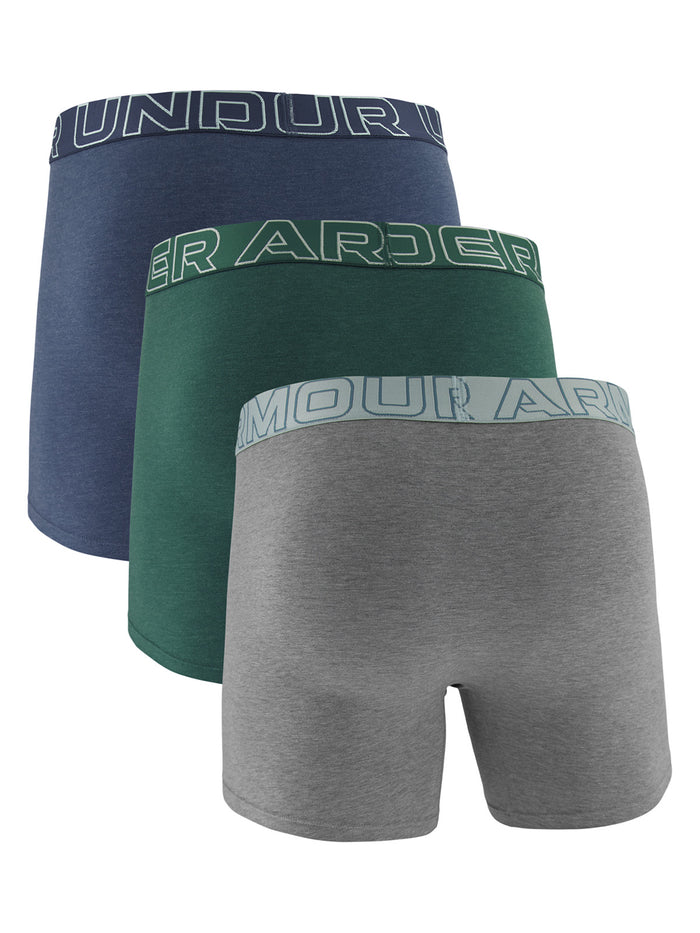 UA Performance Cotton Boxer azul para hombre