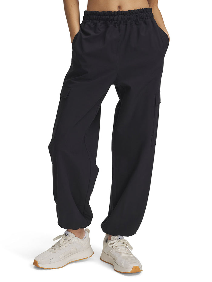 UA Rival Stretch Woven Cargo Pantalon negro para mujer