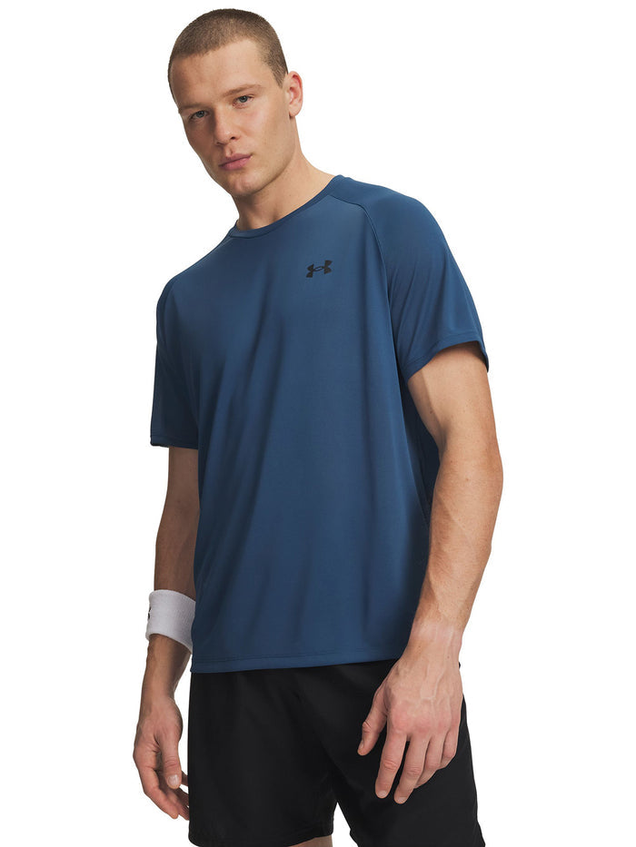UA Tech 2.0 Polera Manga Corta azul para hombre