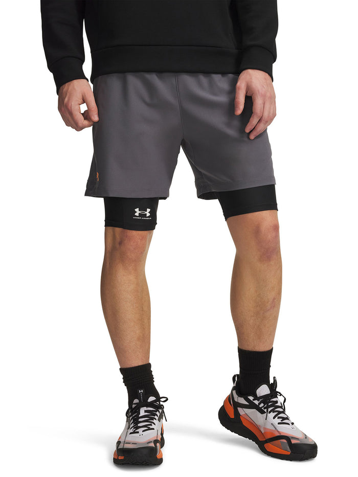 UA Vanish Woven 6" Short gris para hombre
