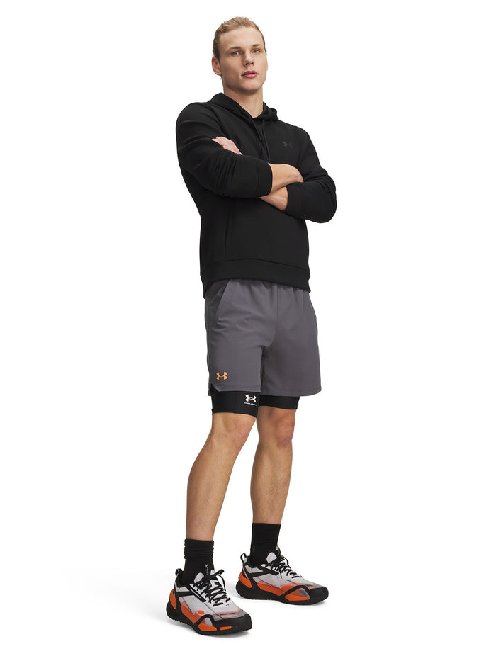 UA Vanish Woven 6" Short gris para hombre