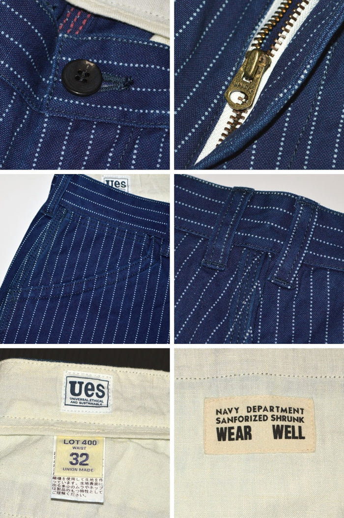 UES "45D-I" Indigo Shorts Wabash