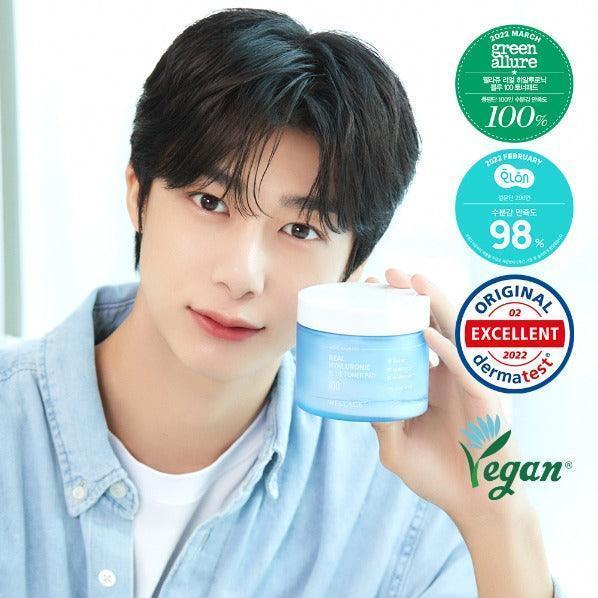 [WELLAGE] Real Hyaluronic Blue Toner Pad 210ml 70EA - Ballagrio