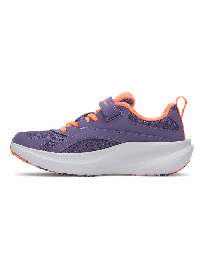Zapatilla UA Assert 11 AC morada para niña preescolar