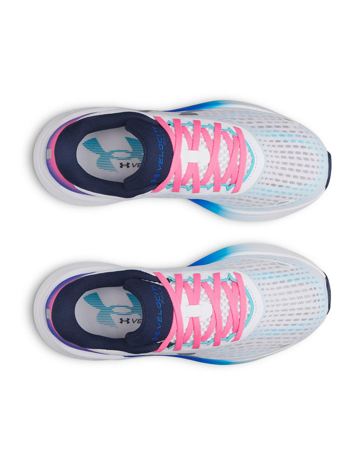 Zapatilla UA W Velociti Pace blanca para mujer